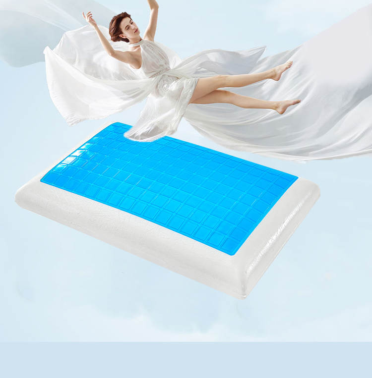 Oreiller en mousse à mémoire et gel rafraîchissant - Image 7
